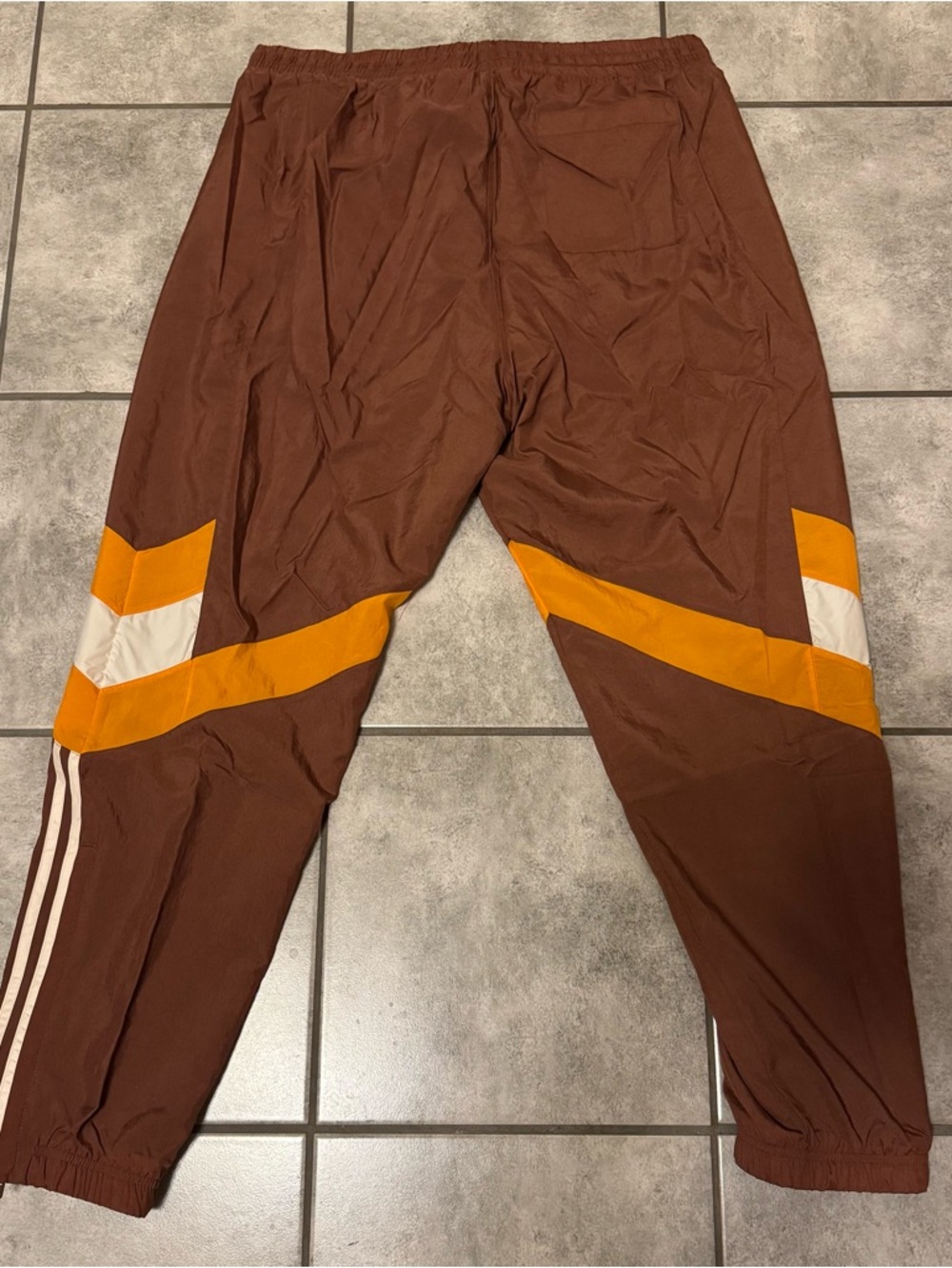 Men's XL D.C. United adidas Originals Brown Culturewear Collection Track Pants - Picture 4 of 7